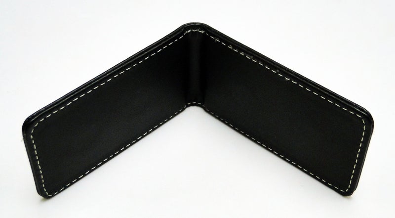 Tapp Collections Fine Leather Magnetic Money Clip - Black - Image 5